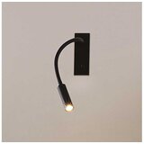 Ideal Lux led fleksibilna lampica io LED/3W/230V cri 90 crna | Eponuda.com