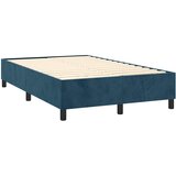  Okvir za krevet s oprugom tamnoplavi 120 x 200 cm baršunasti | shoptok.hr