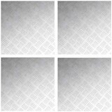  Stepenica Četvrtasti 4 pcs Srebrno 50 x 50 cm Aluminij | shoptok.hr