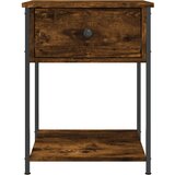  Noćni ormarić boja hrasta 44 x 45 x 58 cm od konstruiranog drva | shoptok.hr