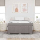  Konstrukcija postelje z vzmetnico Taupe 160 x 200 cm blago, (5000126819) | Shoptok.si