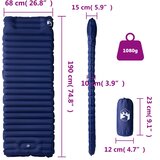  Samonapuhujući madrac za kampiranje za 1 osobu modri Plava | Shoptok.si