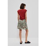 Marisse Floral Print Skirt L-Sc-3717 White_Black | Eponuda.ba