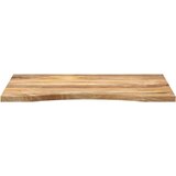 vidaXL Mizna plošča ukrivljena 90x50x2,5 cm trden mangov les | Shoptok.si