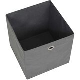 vidaXL Škatle 4 kosi netkano blago 28x28x28 cm sive | Shoptok.si