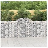  Lučne gabionske košare 4 kom 200x30x100/120cm pocinčano željezo | shoptok.hr