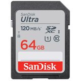 Sandisk SDHC 64GB Ultra Mic.120MB/s A1Class10 UHS-I +Adap. Cene