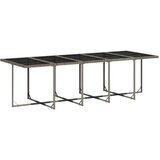  15-dijelni vrtni blagovaonski set s jastucima poliratan sivi | shoptok.hr