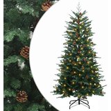  Umjetno božićno drvce s nogom 150 cm 150 LED lampica | shoptok.hr