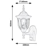 Rabalux spoljna zidna lampa sa senzorom milano E27 7837 | ePonuda.com