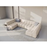 Micadoni Bež kutna garnitura (u obliku slova "U") Kendal – | shoptok.hr