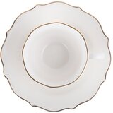 Sinsay Keramička šalica i tanjurić sa zlatnim rubom | shoptok.hr