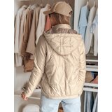 DStreet Kurtka damska przejściowa pikowana MARISSIA beżowa | shoptok.hr