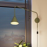 Nice Lamps Zelena zidna lampa s utikačem Zylo – | shoptok.hr