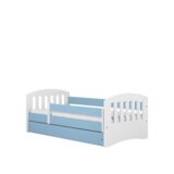 Classic Drveni dječji krevet s ladicom - plavi - 180*80m | shoptok.hr