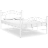  Okvir za krevet bijeli metalni 120 x 200 cm Cijene