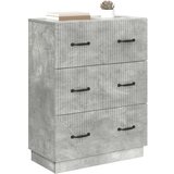  Predalna omara Betonsko siva 66 x 34,5 x 87 cm Inženirski les, (5000232567) | Shoptok.si