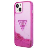 Guess Ohišje za Apple iPhone 14 Plus Glitter Palm, Roza, (21244231) Cene