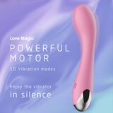 Lonelyi Lonely - vibrator za G-točko z možnostjo ponovnega polnjenja (roza) | Shoptok.si