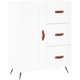  Visoka komoda bijela 69,5x34x180 cm konstruirano drvo | shoptok.hr
