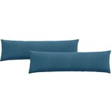 vidaXL Blazine za kavč 2 pcs Modra 145 x 40 cm Žametna tkanina | Shoptok.si