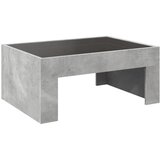  Stolić s beskonačnim LED siva boja betona 70x50x30 cm | shoptok.hr