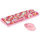 MOFII Retro set bežična tastatura i miš Sweet roza | Eponuda.ba