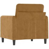  Fotelja smeđa 60 cm baršunasta | shoptok.hr