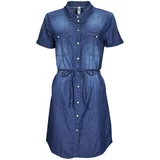 JDY BELLA S/S SHIRT DRESS Blue