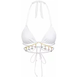 Moda Minx Bikini gornji dio 'Iris Droplet Triangle Wrap' bijela