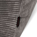 SLOWDOWN Temno siva vreča za sedenje iz rebrastega žameta Seat Lounge – | Shoptok.si