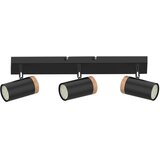 SPOT svetiljka LAGOS 3xGU10/15W/230V crna/braon | Eponuda.com