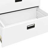  Ormarić za spise bijeli 90 x 46 x 72,5 cm čelični | shoptok.hr