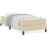  Krevet s opruga kutije Ostalo Krema 80 x 200 cm tkanina | shoptok.hr