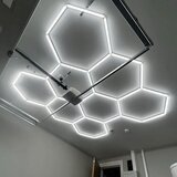  Hexagon LED tube 8 heads light 280W 6500K 2450*2360mm | Eponuda.com
