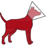 Olimp Sport Zaštitna kragna za psa 38-44 / 20 cm | ePonuda.com