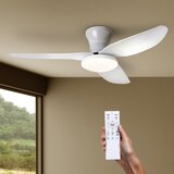  Brilagi - LED prigušiva stropni ventilator LED/30W/230V 3000-6500K bela + daljinski upravljač | Eponuda.com