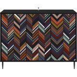 Kreveta OMMEN Crni hrast 102 x 33 x 76 cm Konstruirano drvo | shoptok.hr