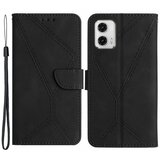 INORCO HT05 za Motorola Moto G73 5G denarnica stojalo PU usnjena torbica z vtisnjeno črto telefonski ovitek, (22036155) Cene