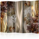 Artgeist PARAVAN 225/172/3 cm pe&amp;scaron;čene barve, svetlo rumena, biserna, barve konjaka Slike