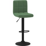 vidaXL Barski stolček temno zelen žamet, (20967333) | Shoptok.si