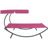  Vrtni ležaj s nadstrešnicom ružičasti | shoptok.hr