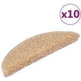  Otirači za stepenice 10 kom 56 x 17 x 3 cm krem | shoptok.hr