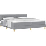  s opruga kutije Svijetlo siva 200 x 200 cm tkanina | shoptok.hr
