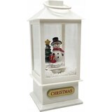 Molarem Home Božićni LED ukras - snjegović s osvjetljenjem, glazbom i snijegom, 9 x 9 x 23 cm | shoptok.hr