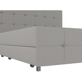 Støraa Sivi tapecirani bračni krevet s prostorom za odlaganje 180x200 cm Rose – | shoptok.hr