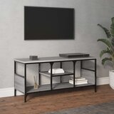 vidaXL TV ormarić boja hrasta sonome 100x35x45 cm od drva i željeza | shoptok.hr