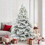 vidaXL Umestno božično drevo med 300 LED Zelena 180 cm PE in PVC | Shoptok.si