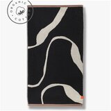 Mette Ditmer Denmark Crno-bijeli ručnik od organskog pamuka 70x133 cm Nova Arte – | shoptok.hr