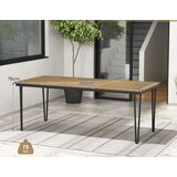  Vrtna miza za do 8 oseb, lesena zunanja miza, dim. 200 x 90 x 75 cm | Shoptok.si